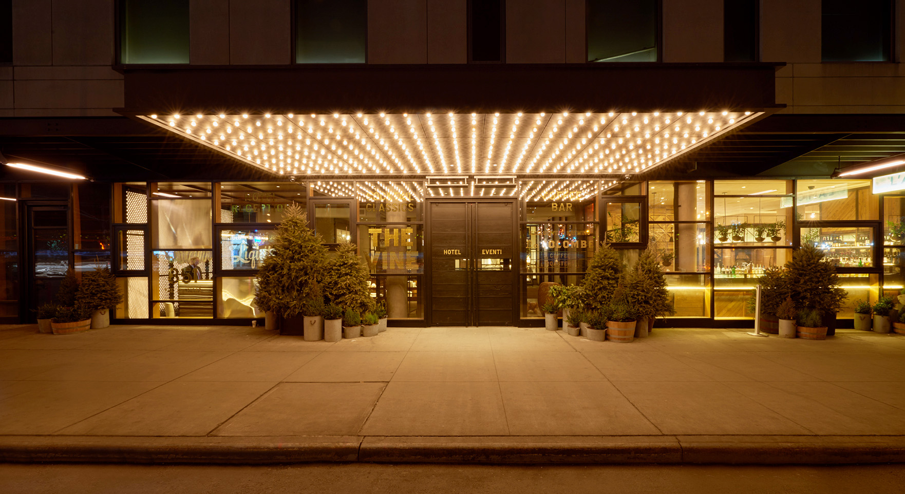 Eventi Hotel Exterior - ML Studio Lighting Design
